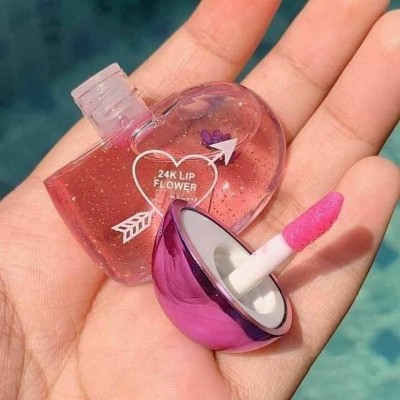 House Of Huda Heart Shape Pink Lip Gloss Tint Pack of 2(5 ml, Multicolor)
