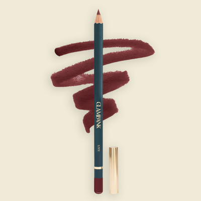 GLAMBANK Live Lip Pencil Precise Contour Matte Waterproof Long-Lasting & Smudge-Free(Brown)