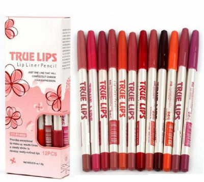 THTC Matte Finish, Pointed Tip Lip Liner Pencil(Multi Color)