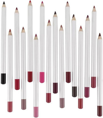 JANOST Long Stay Matte lip cream liner Pencil set of 12 different colors(Multicolor)