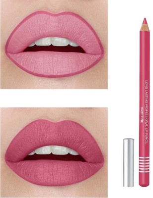 BLUEMERMAID NEW PERFECT PINK CREAMY MATTE LIP LINER & EYE LINER PENCIL(PINK)