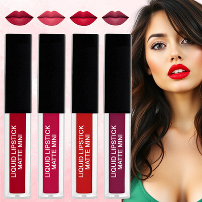 TQS lipstick set 4- piece (shade A)(Multicolor)