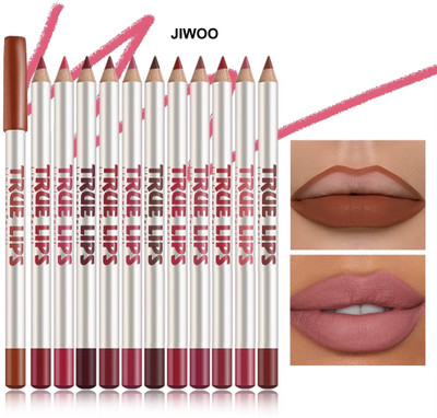 Jiwoo Line Lip Liner Transfer-proof Long Lasting Highly Pigmented Lip Liner(Muliti colour)