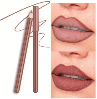 Libline 2 in 1 Eyeliner & Lip Liner Pencil with Long Lasting Matte Lip Pencil(BROWN)