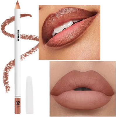 YAWI Bold Matt Lip Liner | Long-lasting |Matte Finish | Non-drying(Black)