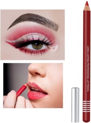 SEUNG High Pigmentation Eye & Lip Liner Creamy Texture, Waterproof, Long Lasting(Red)