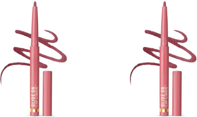 VERGE Glide On Lip Liner (Waterproof, Smudgeproof & Long Lasting Formula) Pack of 2(Talking To Me!)
