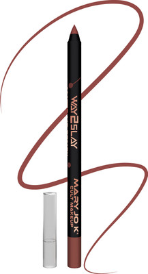 MARY JO K Matte Lip Pencil | Bold Definition | Creamy Matte Formula | Precision Tip(SADDLE BROWN)