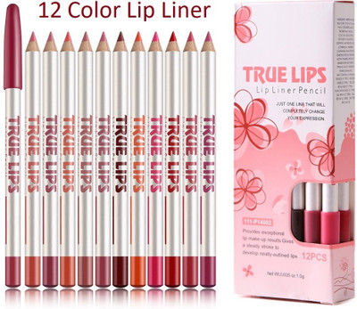 LILLYAMOR 3D Swipe Smooth Application | Long Lasting Lip Pencil(MULTICOLORED)