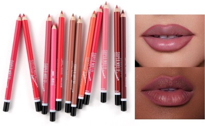 SEUNG Best Super Matte Lip Liner Pencil For Women(MULTICOIOR)