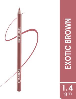 MARS Matte Lip Liner | Smooth Application, Long Lasting & Travel friendly Lip Pencil(Exotic Brown)