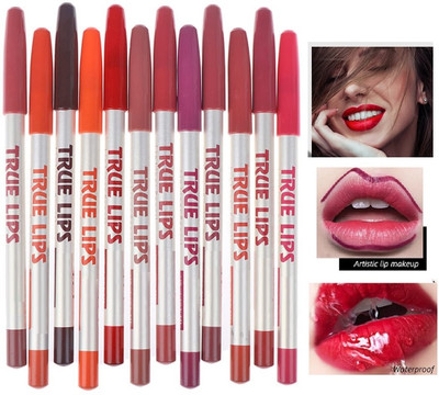 Amaryllis Daily Use Lip Liner Pencil Set - Matte Lipliner for Women(Multicolour)