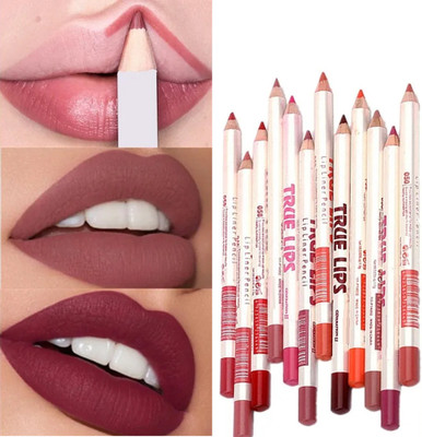 ADJD Matte Lip Liner - Smooth, Long-Lasting, Non-Stick Formula for Fuller(MULTICOLOUR)