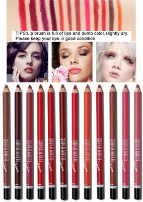 Amaryllis Professional Matte Lip Liner Pencil(Multicolor)
