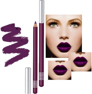 SEUNG NEW PACK OF 2 PURPLE PENCIL LIP LINER FOR WOMEN(PURPLE)