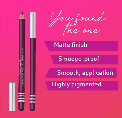 urbanfox MATTE FINISH CREAMY PURPLE LINER FOR WOMEN(PURPLE)