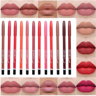Libline Lip Liner Pencil Water resistant & Long Lasting(MUTICOLOR)