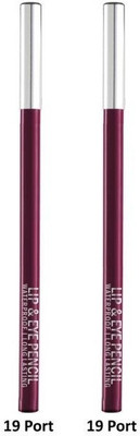 FLENGO Lip Liner Pencil Long Lasting Pigmented Definer Waterproof Formula Shade-19(Port)