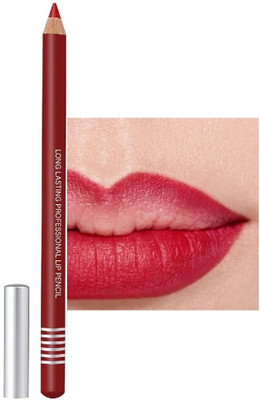 BLUEMERMAID NON DRYING LONG LASTING RED LIP & EYE LINER PENCIL MATTE FINISH(RED)