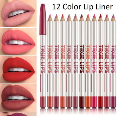 JANOST Super Matte Lip Liner | One Swipe Smooth Application | Long Lasting(MULTICOLORED)
