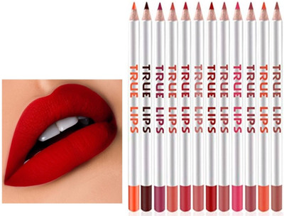 AFARAXIA Waterproof Professional Multicolored Matte Lip Liner lipstick(multi color)