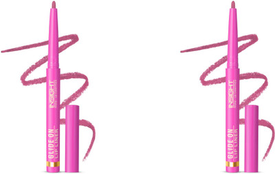 Insight Cosmetics Glide On Lip Liner (Waterproof, Smudgeproof & Long Lasting Formula) 15(Salty, Pack of 2)