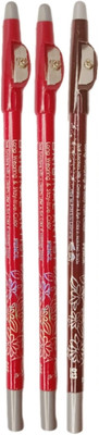 WECHARMERZ Long Wearing & Stay True Colour Pencil(Red,Brown)