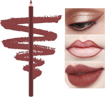 Luster Shine Lip Pencils, Matte Finish, Pointed Tip with Precision 4 ml(Brown)