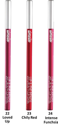 DMELLO WATERPROOF PENCILES (PACK OF 3), Shade 22,23 and 24(MULTICOLOR)