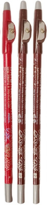 WECHARMERZ Long Wearing & Stay-True Colour Pencil(Red,Maroon)