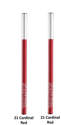FLENGO Lip Liner Pencil Long Lasting Pigmented Definer Waterproof Formula- Cardinal Red(Shade-21)