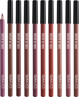 MARS Matte Lip Liner | Smooth Application, Long Lasting & Travel friendly Lip Pencil(Shade - 11 to 20)