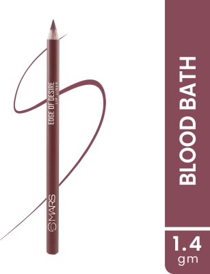 MARS Matte Lip Liner | Smooth Application, Long Lasting & Travel friendly Lip Pencil(BLOOD BATH)