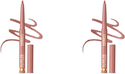 Insight Cosmetics Glide On Lip Liner (Waterproof, Smudgeproof & Long Lasting Formula) 10(Low Key, Pack of 2)