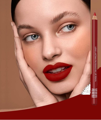 SILDUST RED COLOR MATTE LIP & EYE LINER PENCIL(RED)