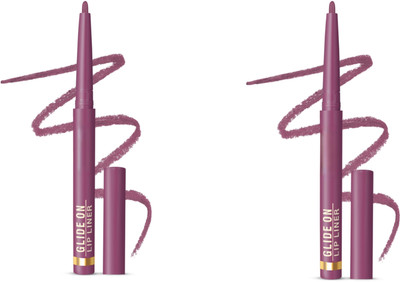 VERGE Glide On Lip Liner (Waterproof, Smudgeproof & Long Lasting Formula) Pack of 2(It's Drag)
