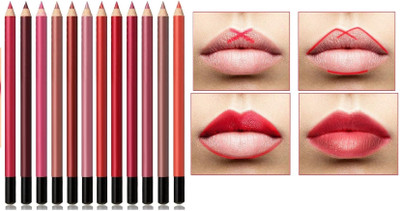 GABBU Waterproof Matte Lip Liner Set Lipliner Long Lasting liner3(MULTICOLOR)