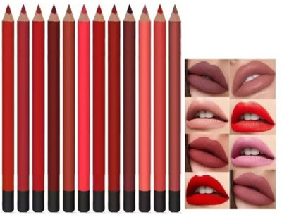 EVERERIN SUPER MATTE SOFT MATTE FINISH LIP LINER(MULTI COLOR)
