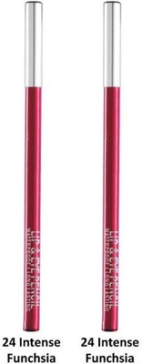 FLENGO Lip Liner Pencil Long Lasting Pigmented Definer Waterproof Formula Shade-24(Intense Funchsia)