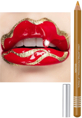 SEUNG HIGH QUALITY NEW MATTE FINISH EYE AND LIP LINER PENCIL LONG LASTING MAKEUP(GOLDEN)