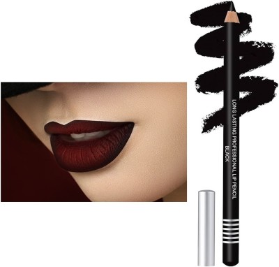 BLUEMERMAID Perfect Non Transfer Lip Liner for Professional Makeup(BLACK)