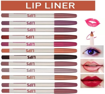 LILLYAMOR Long Wear Lip Liner, Waterproof Sweat-Proof(MULTI COLORED)