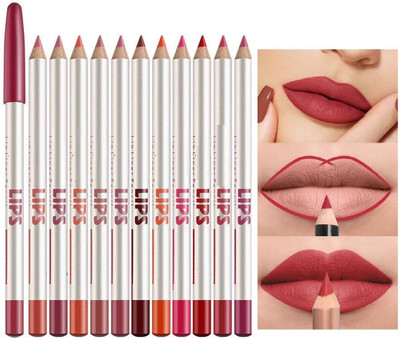 MYEONG Perfect lip make up look water proof matte finish lip liner(multi color)