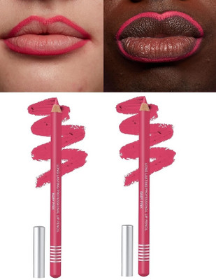 SEUNG HIGH PIGMENT LIP & EYE LINER PENCIL MATTE FINISH SET OF 2(PINK)