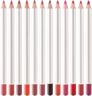 tanvi27 Waterproof Professional Matte Lip Liner Pencil, Matte Finish(MULTI COLOR)