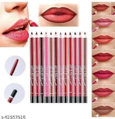 tanvi27 Matte Lip & Eye Pencil, Long Lasting & Waterproof Lip Liner Pencil set(multi color)