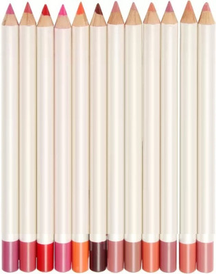 GABBU Long Lasting Waterproof Matte Lip Liner Set Lipliner(MULTICOLOR)