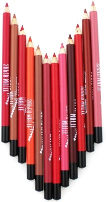MYEONG Waterproof Long Lasting Matte Makeup Lipstick Lip Liner Pencil(MULTI COLOR)