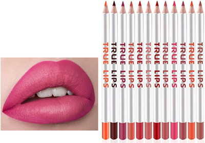 AFARAXIA Waterproof Professional Multicolored Matte Lip Liner lipstick.(multi color)