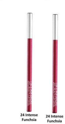 FLENGO Lip Liner Pencil Long Lasting Pigmented Definer Waterproof Formula-Funchsia(Shade-24)